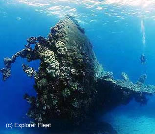 wrecks at truk lagoon